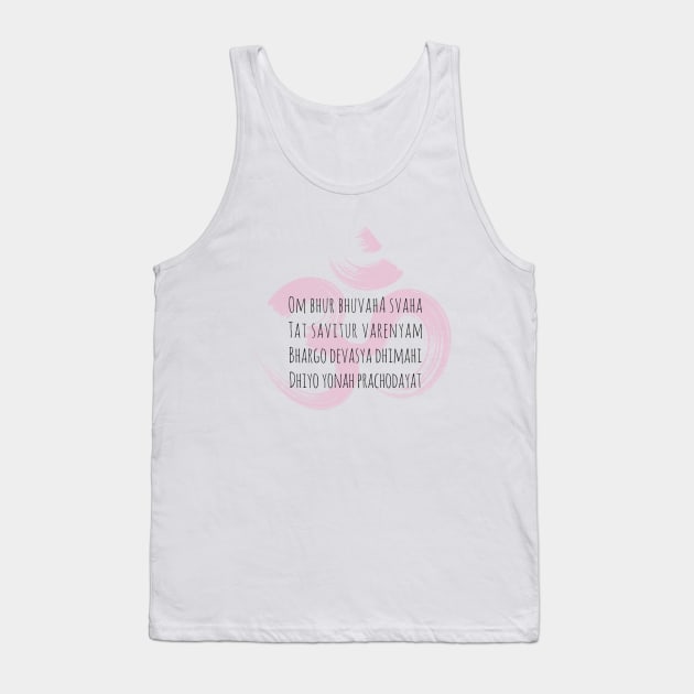 Gayatri Mantra Sanskrit I Yoga T-Shirt Tank Top by ByMine